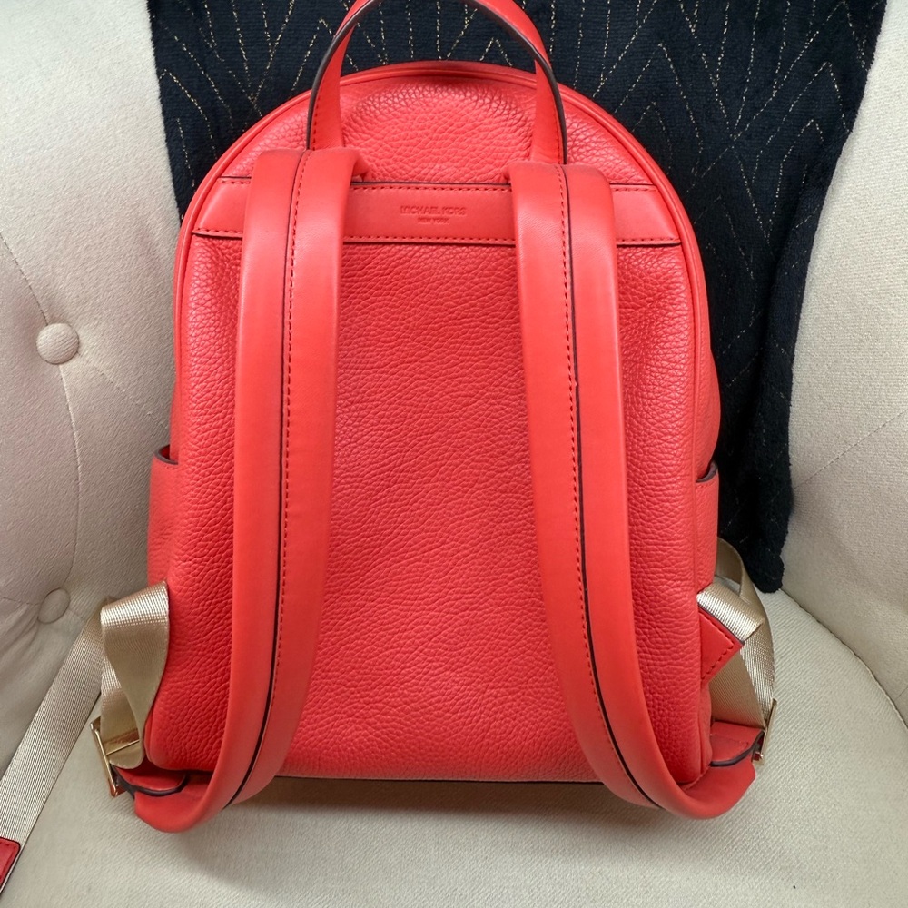 Michael Kors Bex Medium Pebbled Leather Backpack USED - Picture 4 of 7